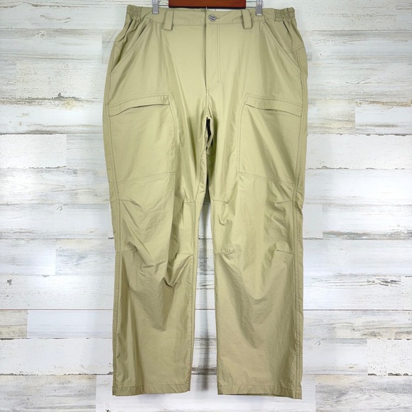 Free Soldier Mens Tactical Cargo Pants Size 40x31 Hiking Outdoor Beige - Picture 1 of 13